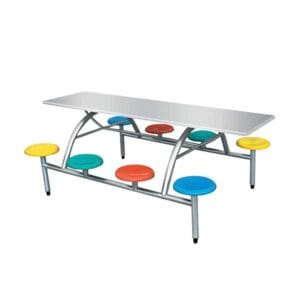 Alternative view of Bàn ghế thức ăn nhanh ghế tròn nhiều người