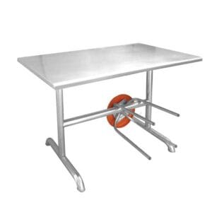 Bàn ghế thức ăn nhanh 100% bằng thép inox