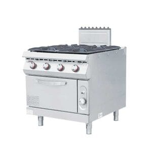 Bếp gas 4 họng đất nung kiểu Ý