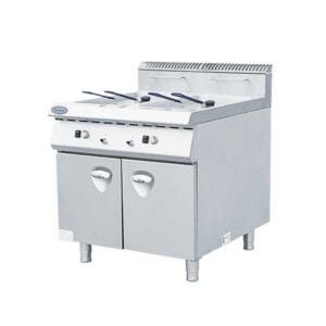 Nồi chiên liền tủ 2 nồi dùng gas