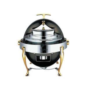 全翻盖全钢球形汤锅
