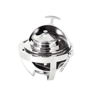 全翻盖镀金双格自助餐炉